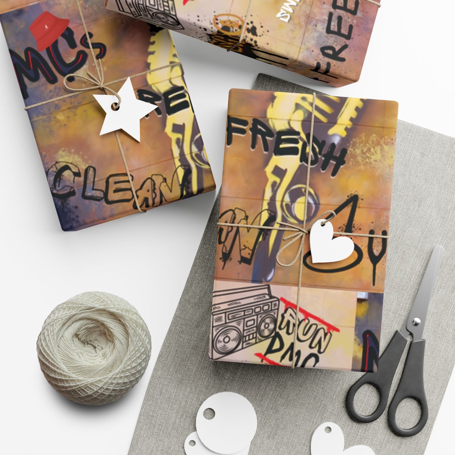 80s Hip Hop Gift Wrapping Paper