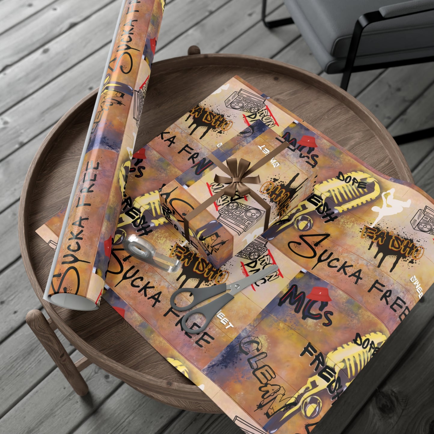80s Hip Hop Gift Wrapping Paper