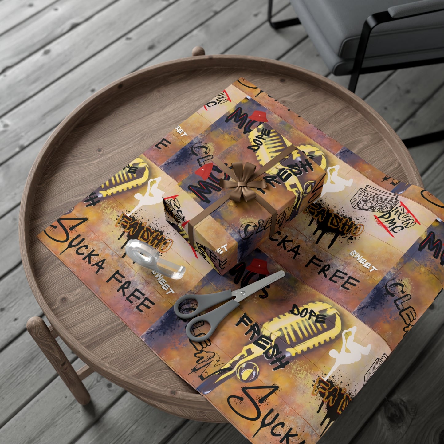 80s Hip Hop Gift Wrapping Paper