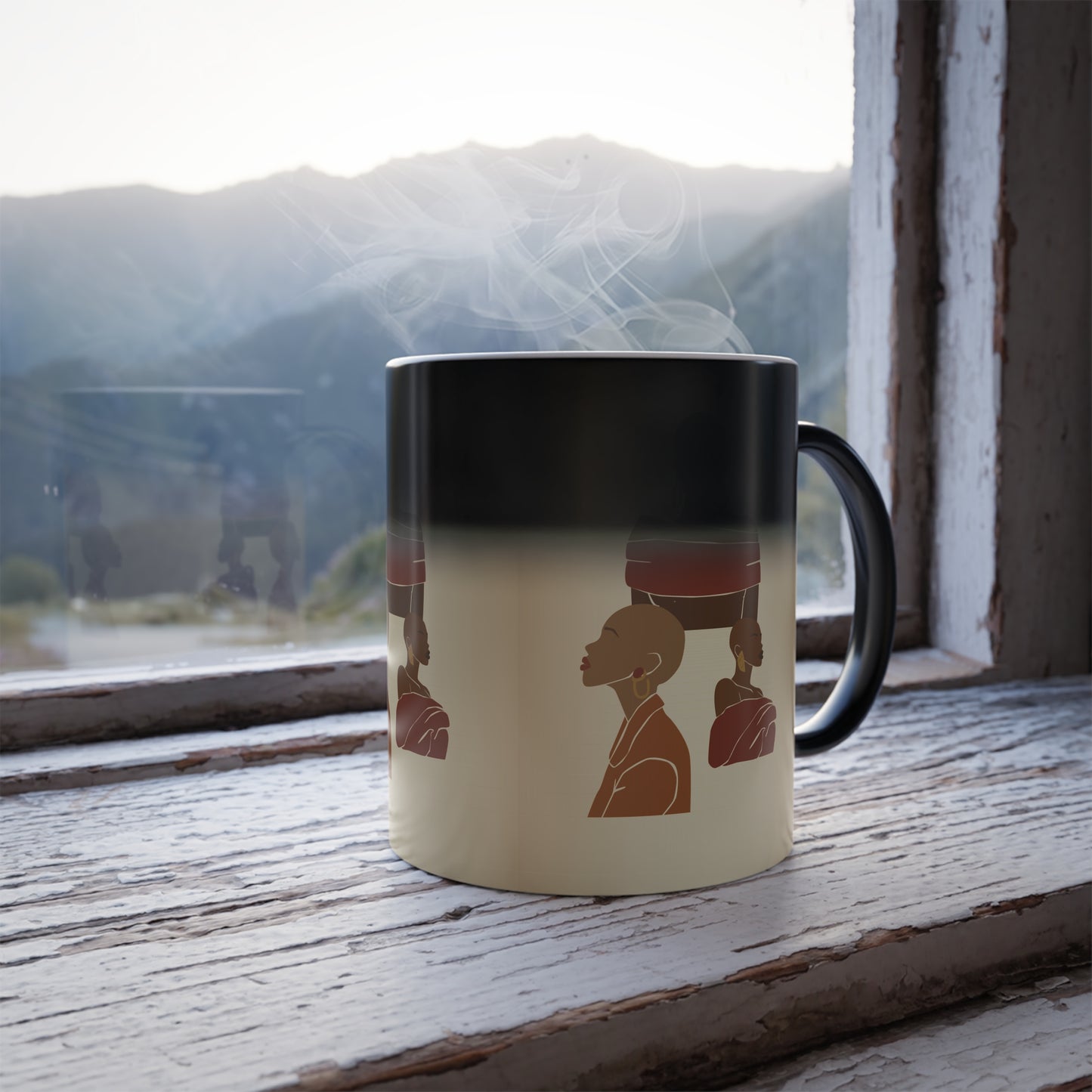 Bald and Beautiful Color Morphing Mug- 11oz