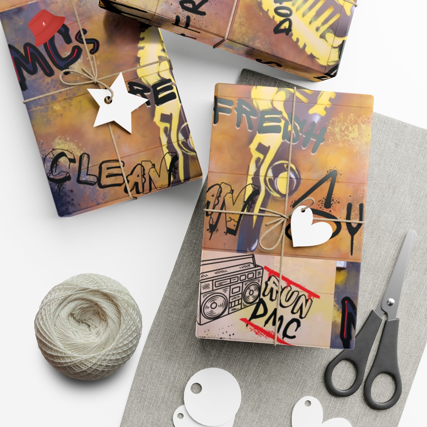 80s Hip Hop Gift Wrapping Paper