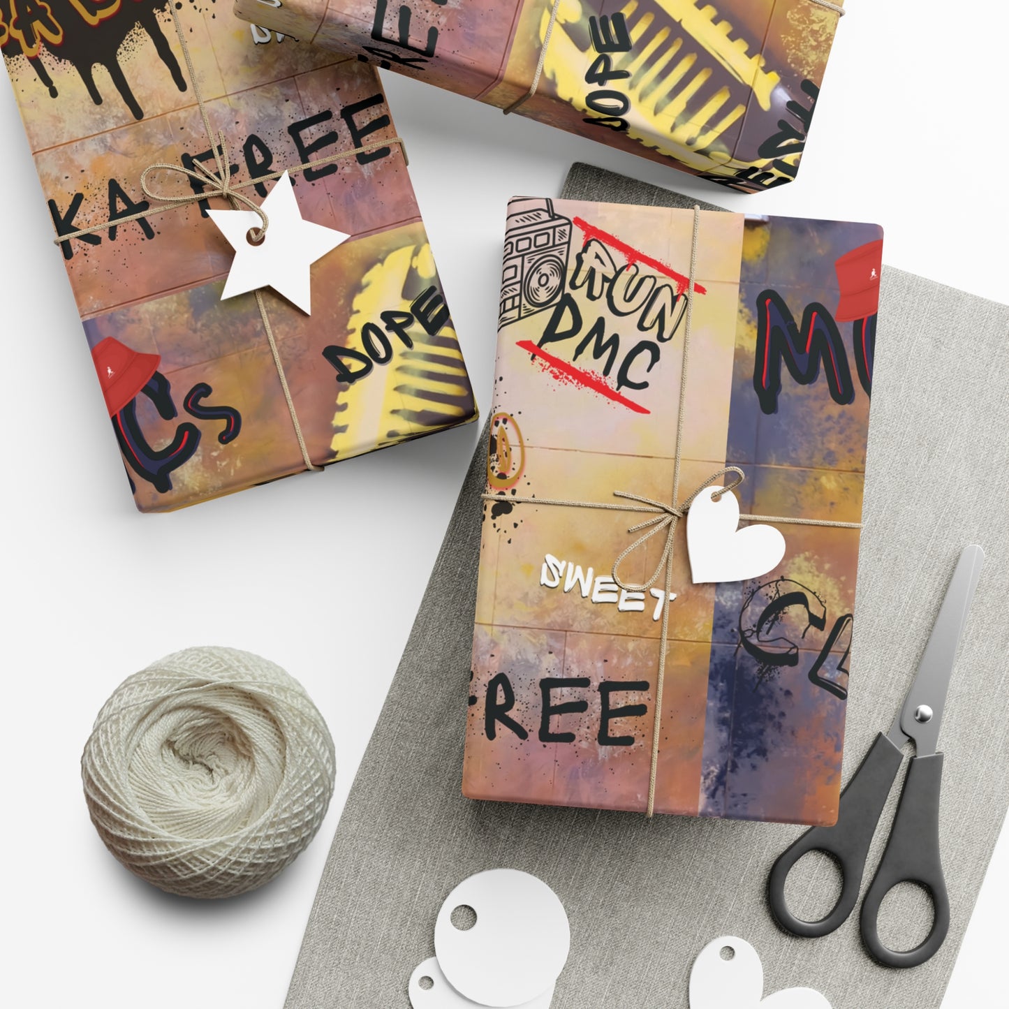 80s Hip Hop Gift Wrapping Paper