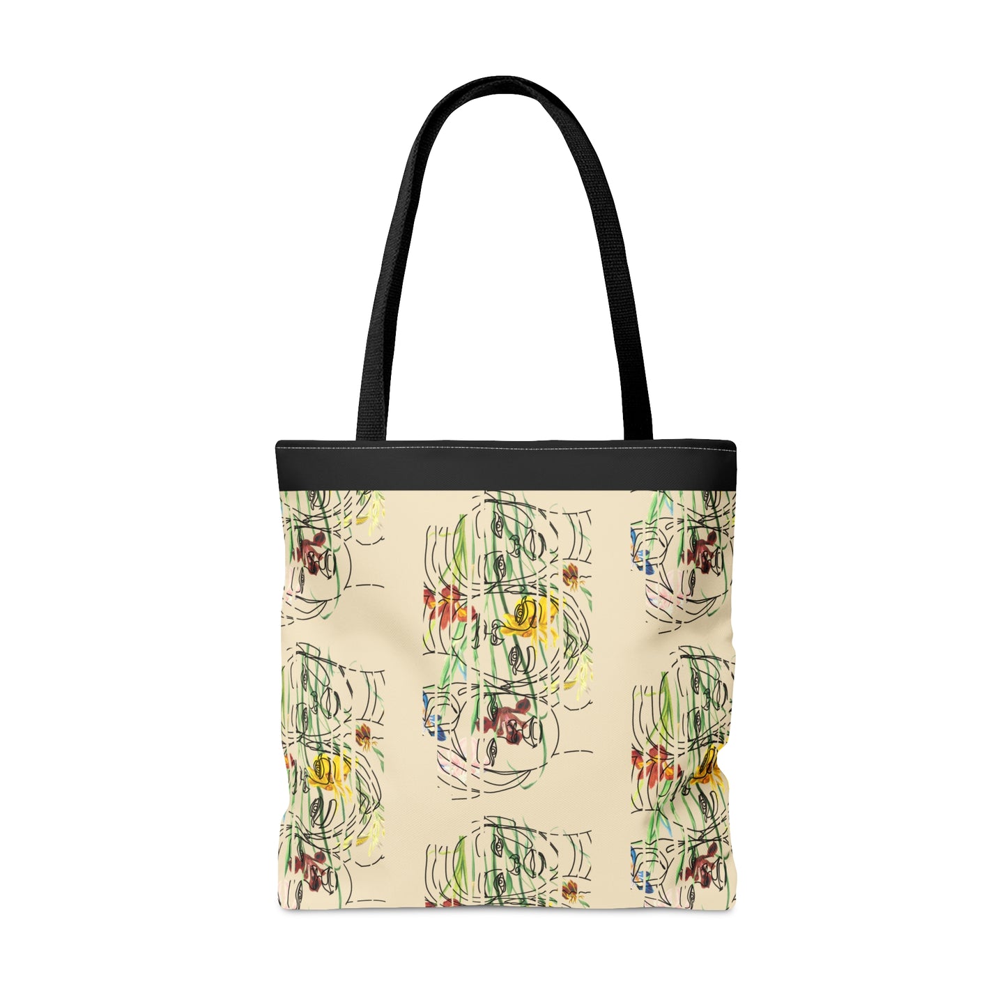 African woman Pattern Tote Bag