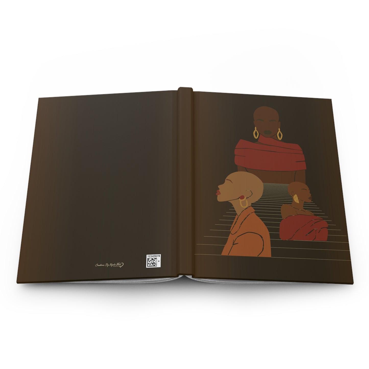 Bald and Beautiful Hardcover Journal