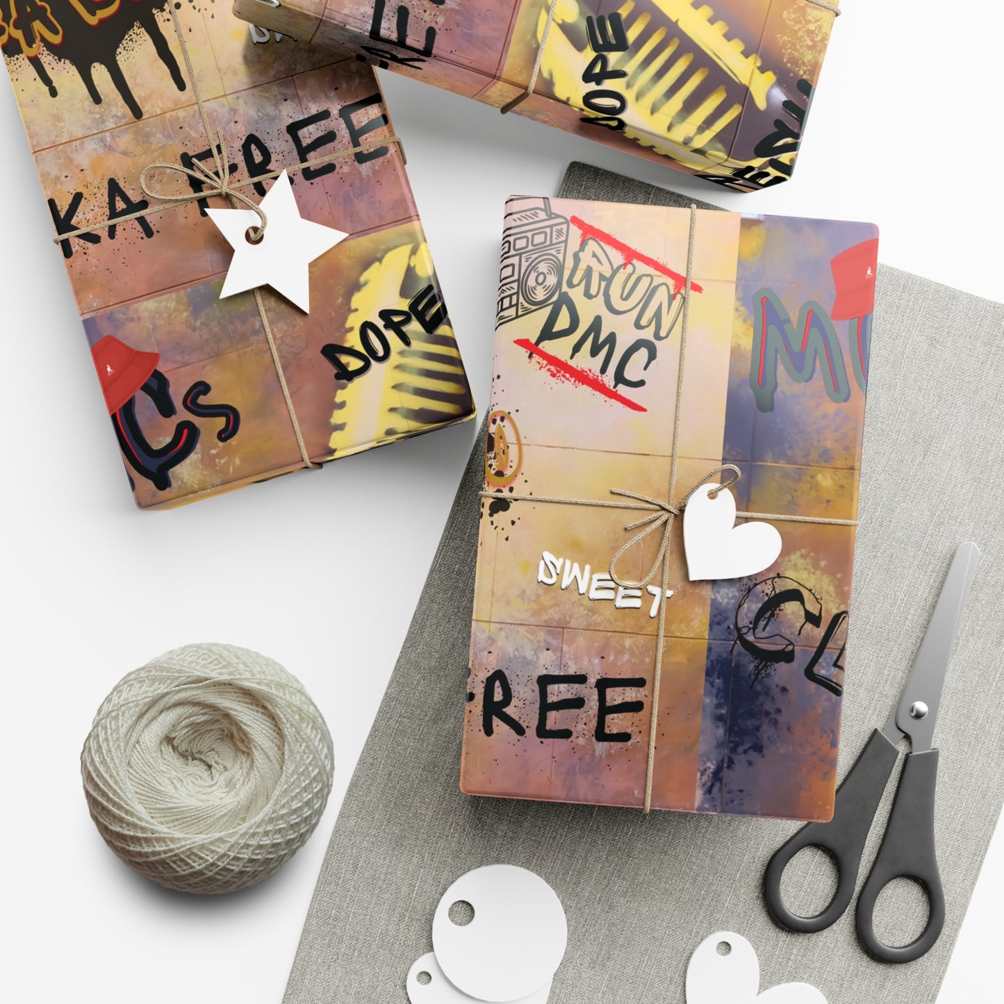 80s Hip Hop Gift Wrapping Paper