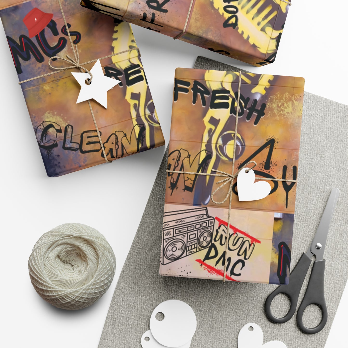 80s Hip Hop Gift Wrapping Paper