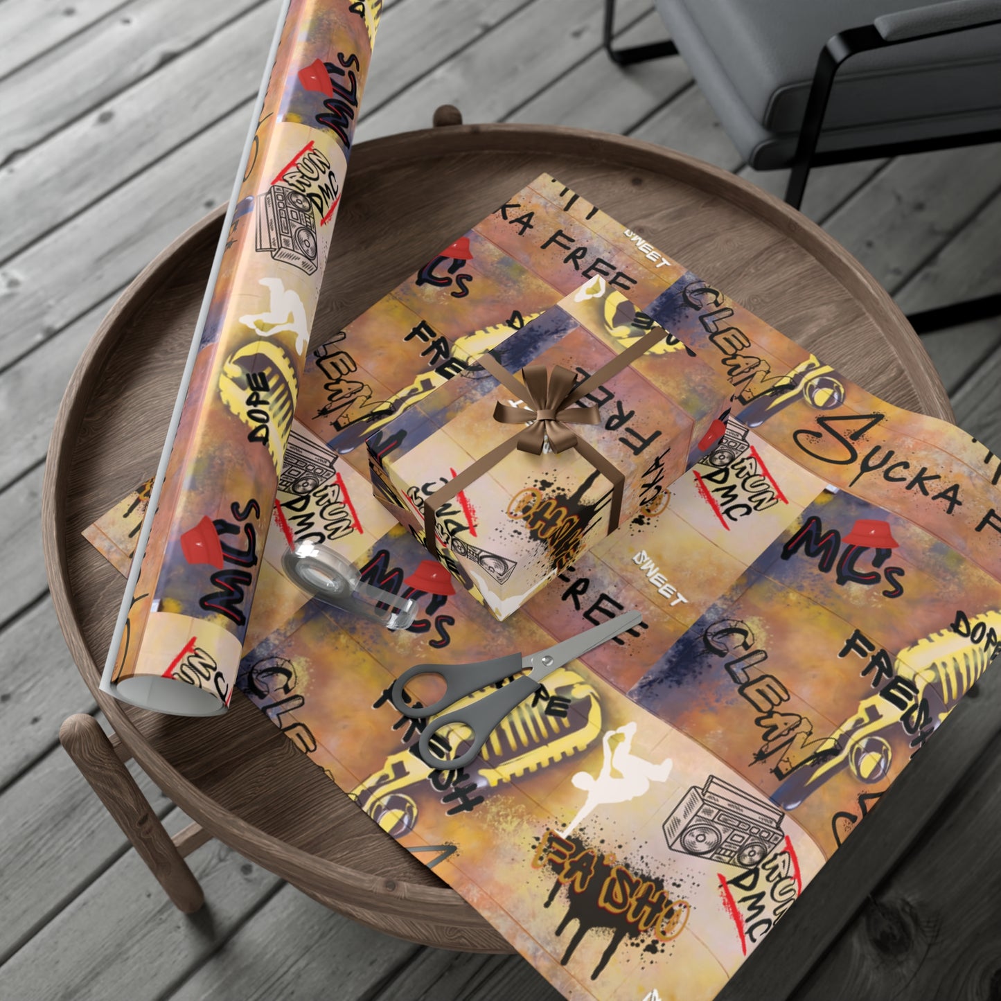 80s Hip Hop Gift Wrapping Paper