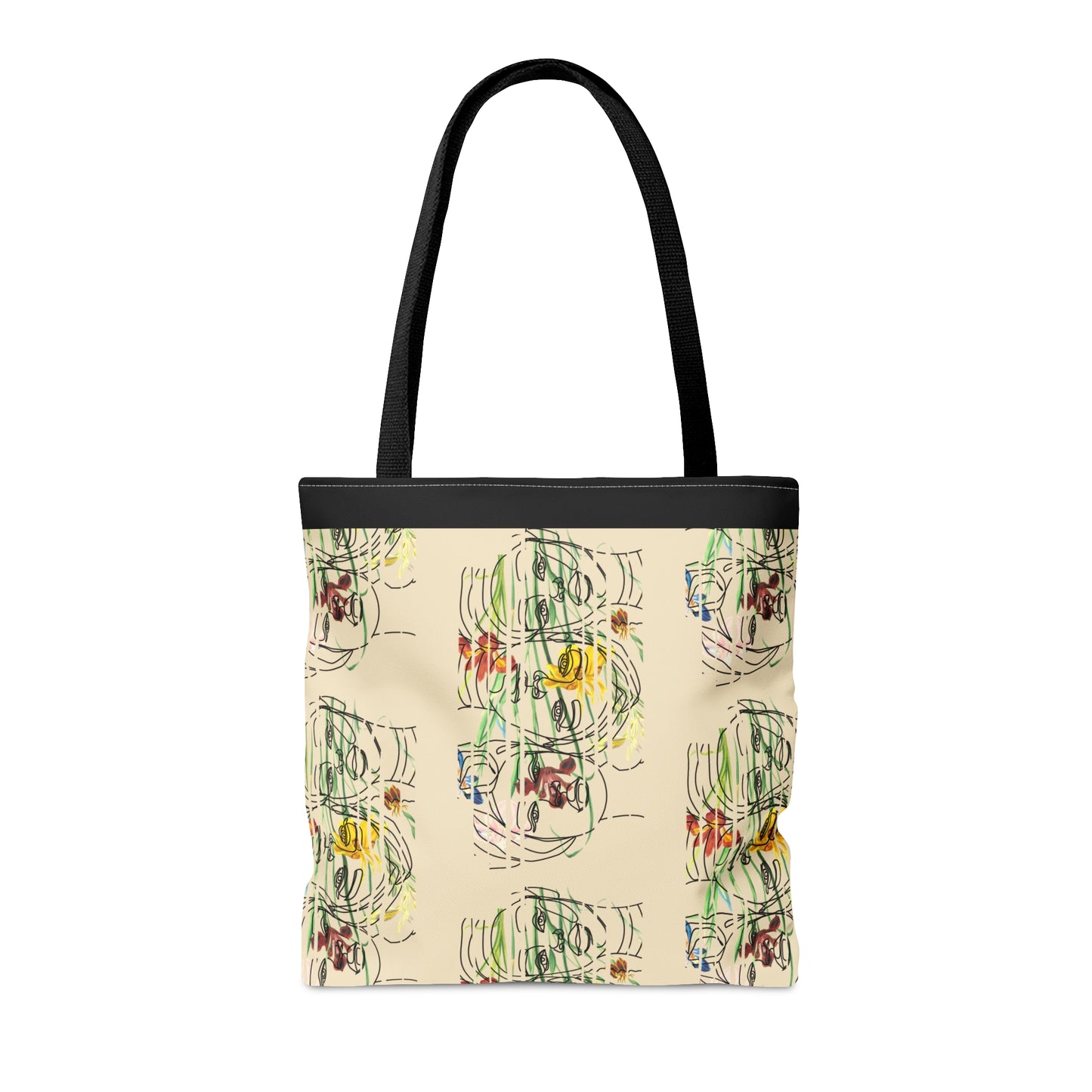 African woman Pattern Tote Bag