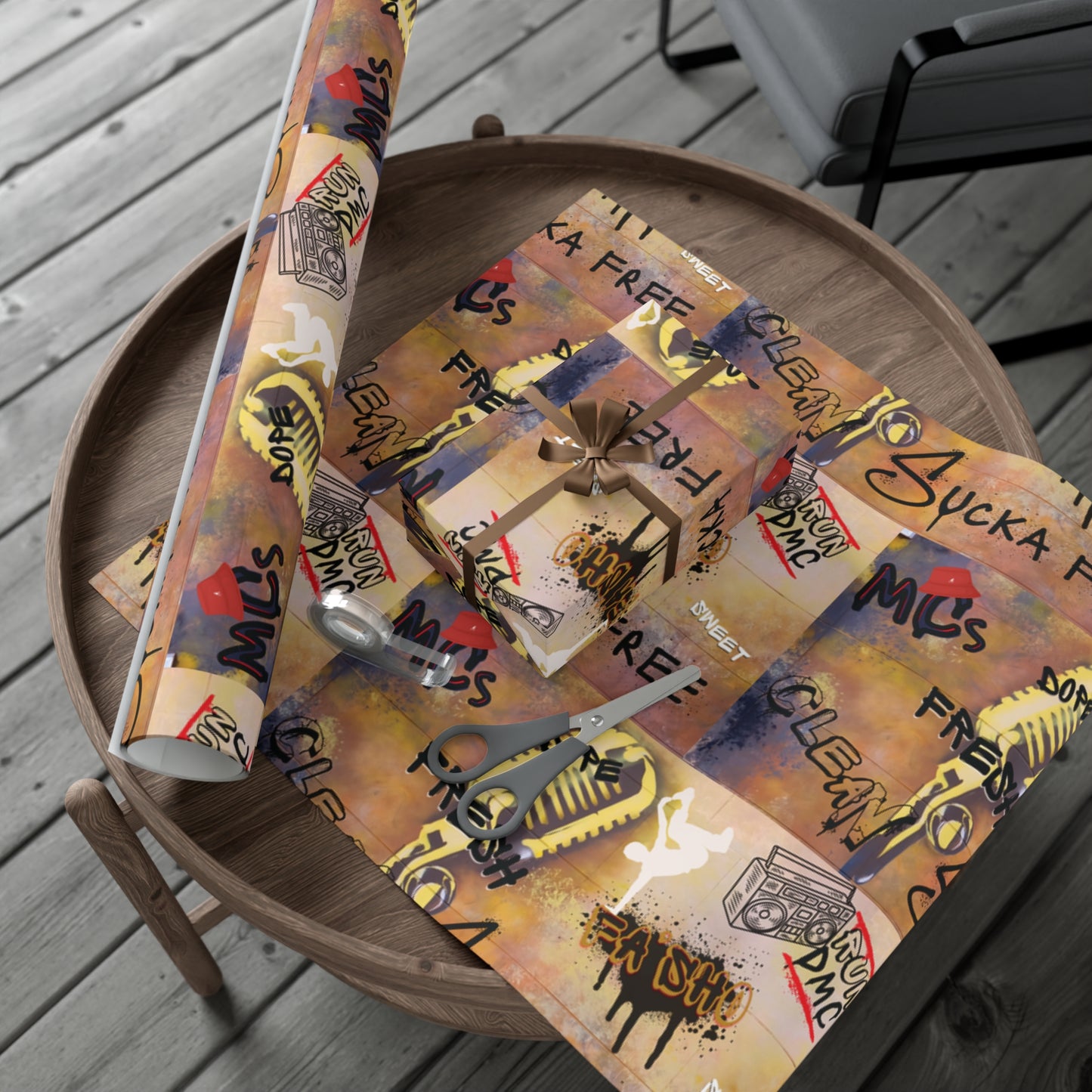 80s Hip Hop Gift Wrapping Paper