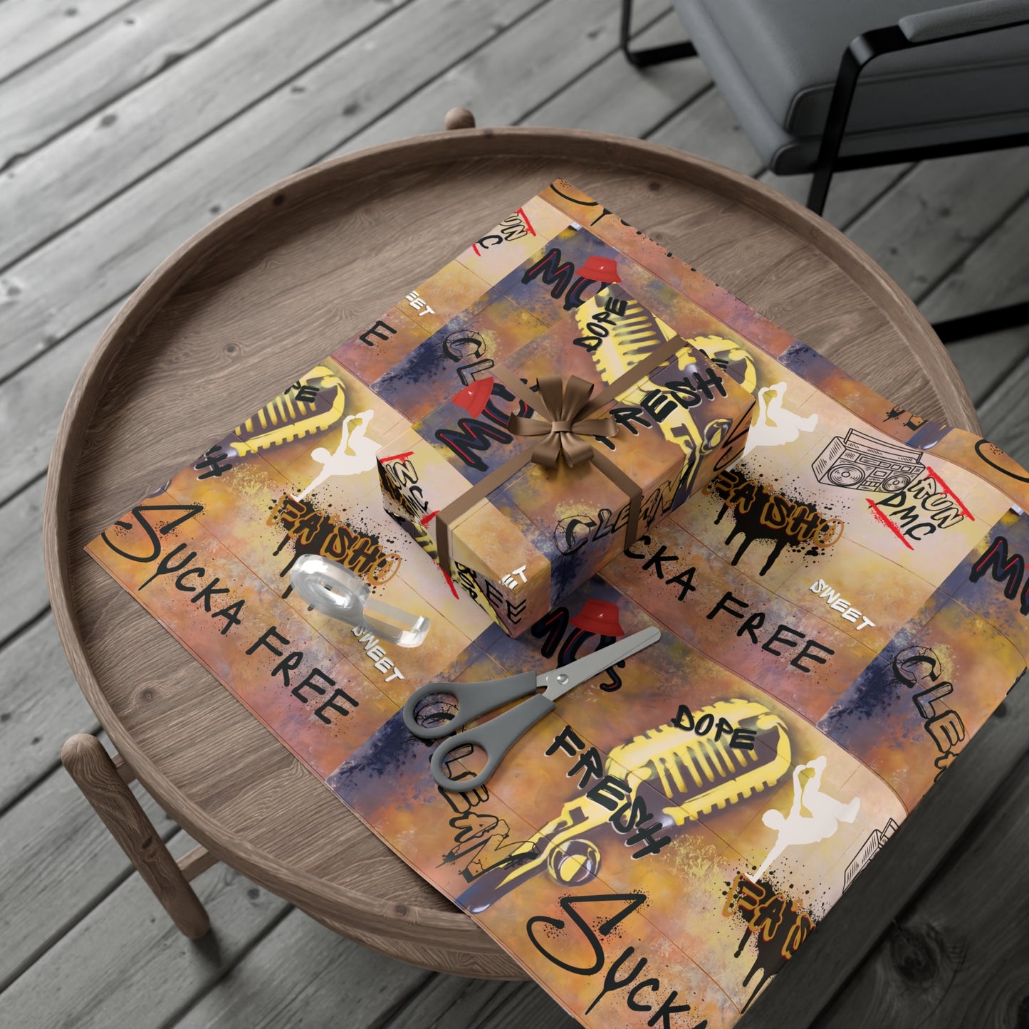 80s Hip Hop Gift Wrapping Paper