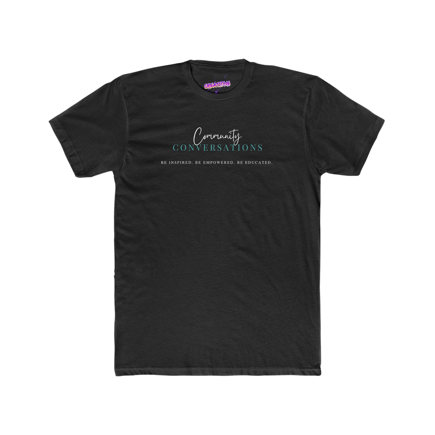 Men's Cotton Crew Tee-Community Conversations