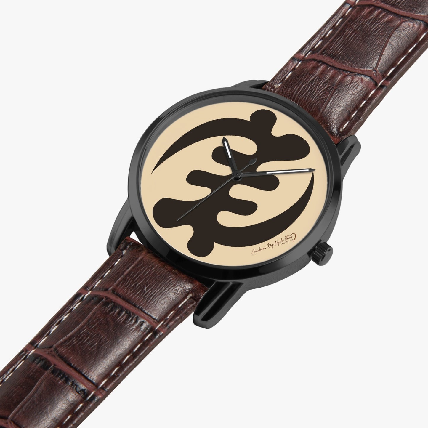 Wide Type Quartz Watch- Adinkra | God is Supreme