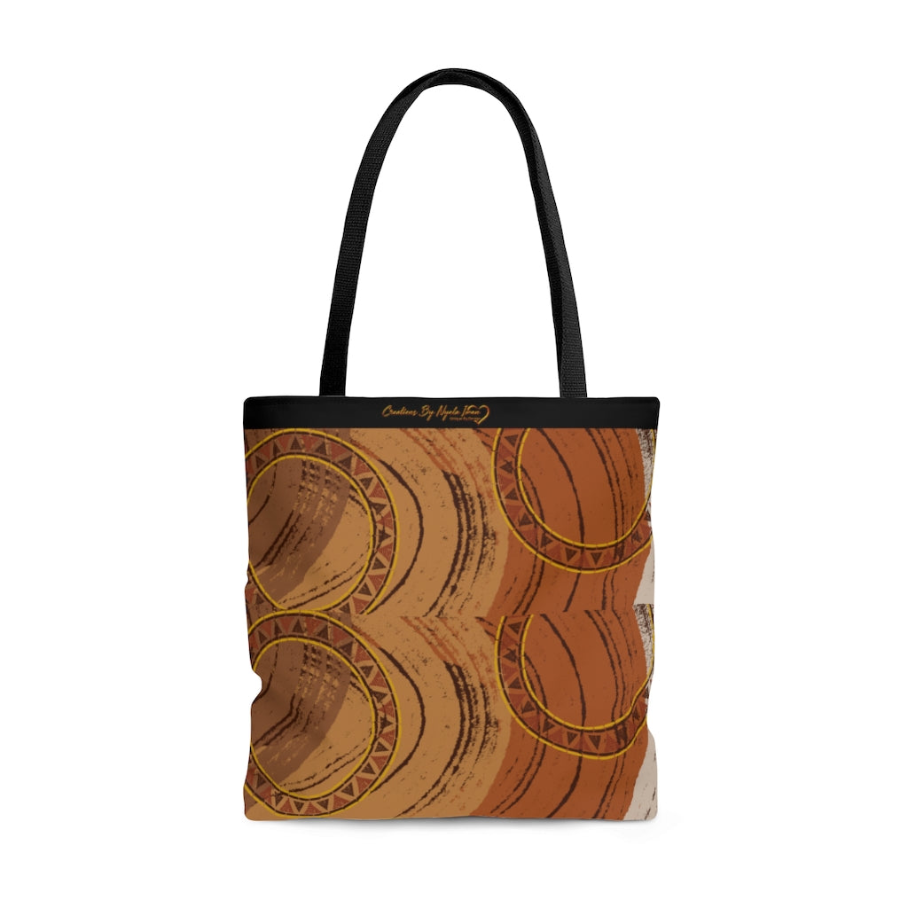 Mud Cloth Pattern Tote Bag
