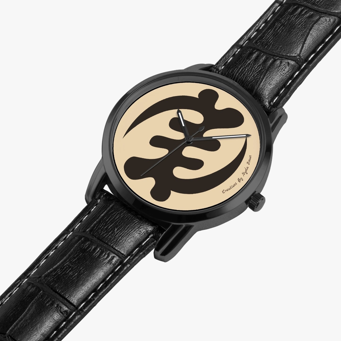 Adinkra(God is Supreme)-Wide Type Quartz watch