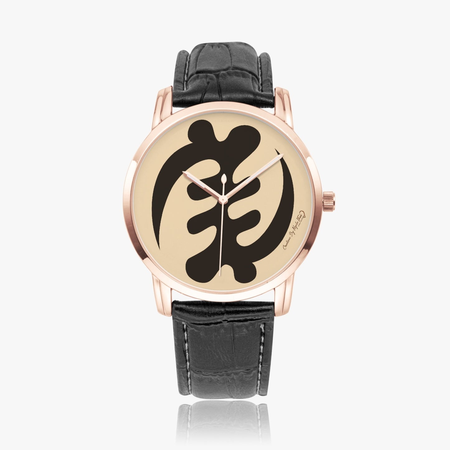 Wide Type Quartz Watch- Adinkra | God is Supreme