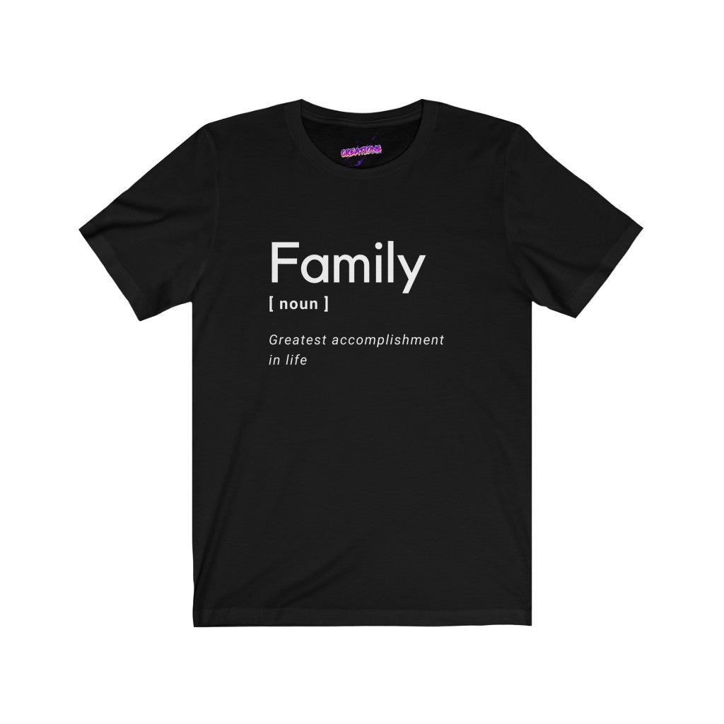 Unisex Jersey Short Sleeve Tee-Family Defined