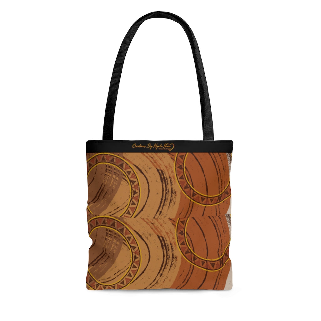 Mud Cloth Pattern Tote Bag