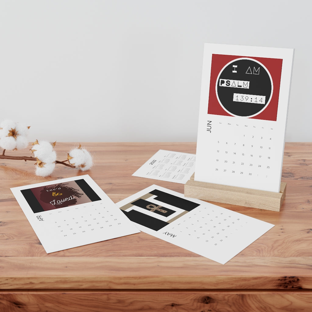 Vertical Desk Calendar