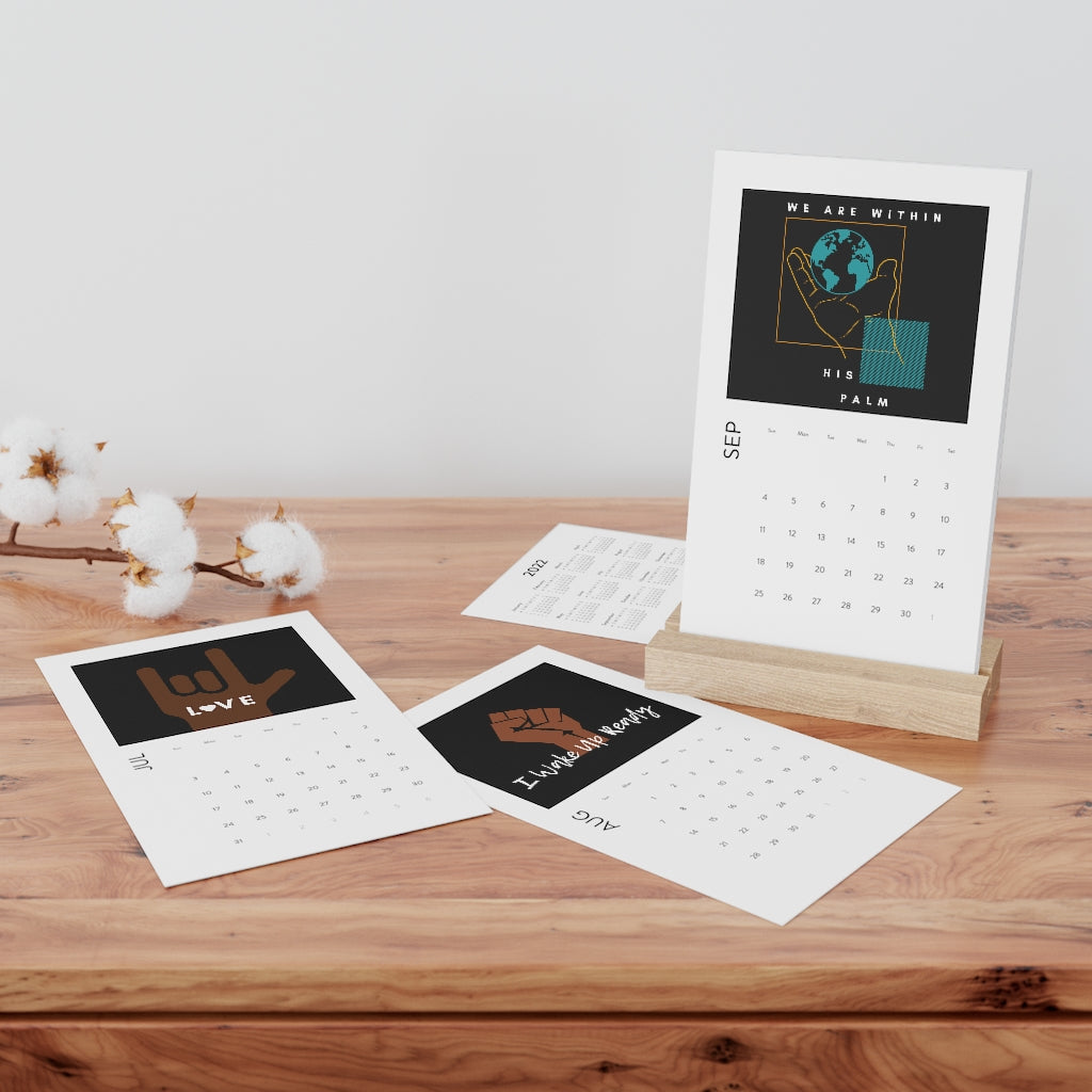 Vertical Desk Calendar