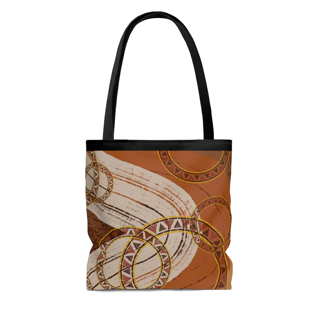 Mud Cloth Pattern Tote Bag