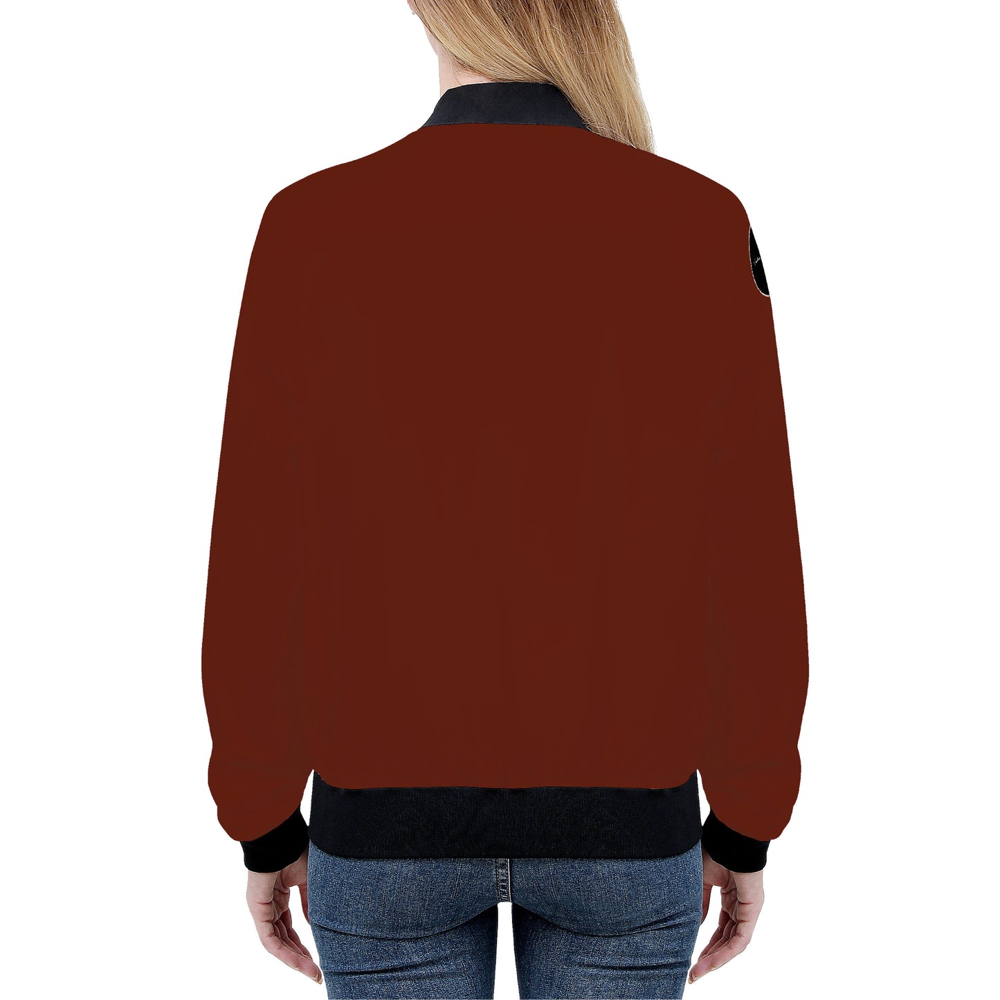 Women's Bomber Jacket-Teal