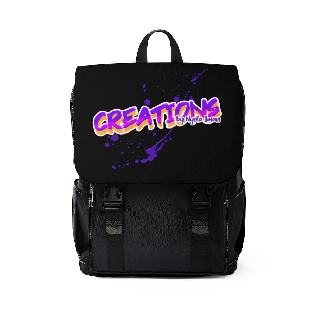 Unisex Casual Shoulder Backpack-Brand