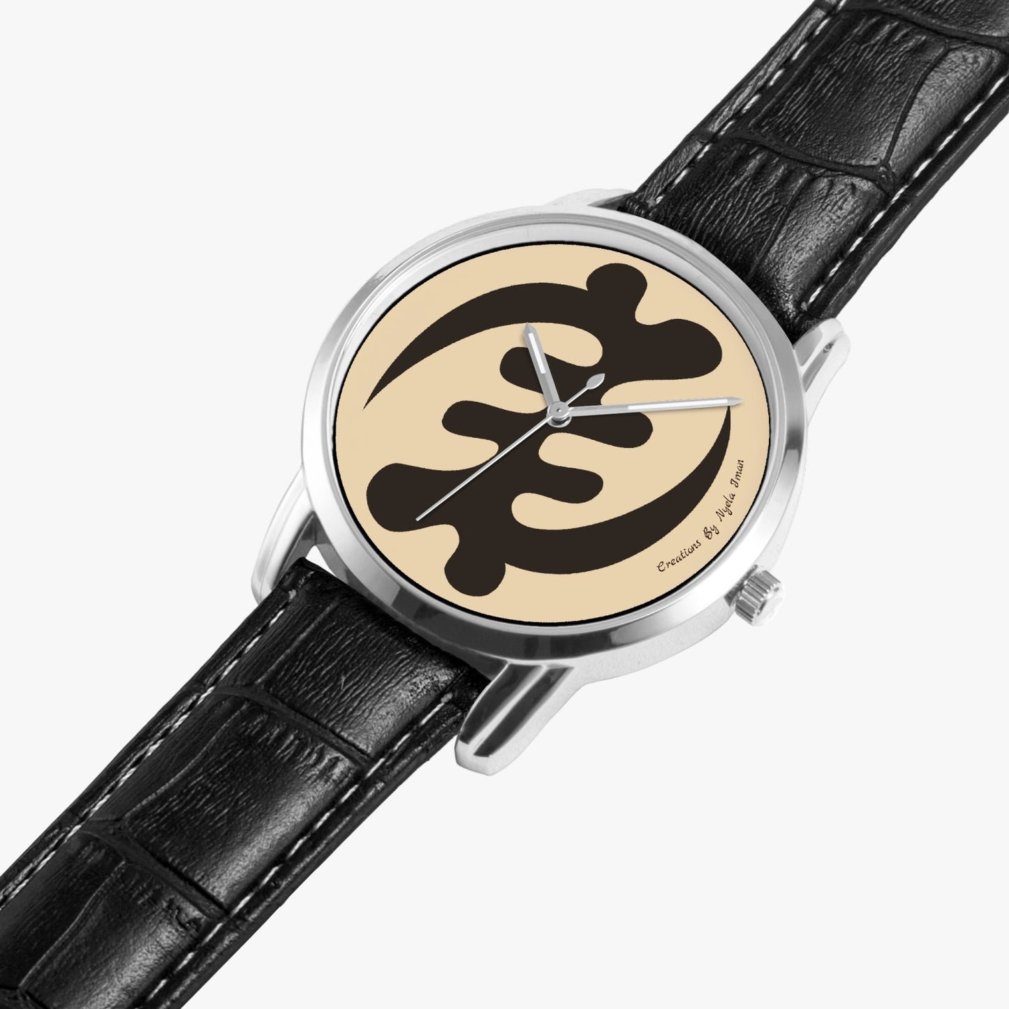 Adinkra(God is Supreme)-Wide Type Quartz watch