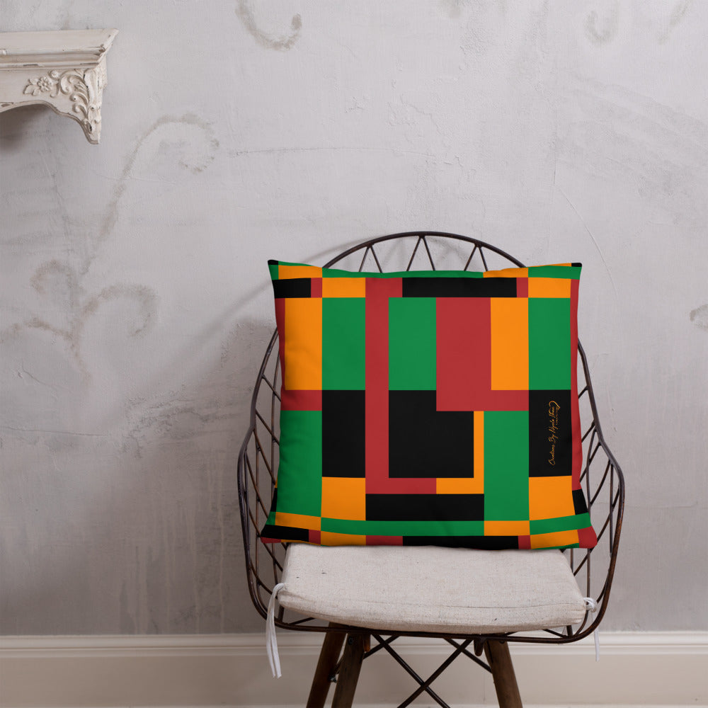 Accent Pillow-RBG Pattern