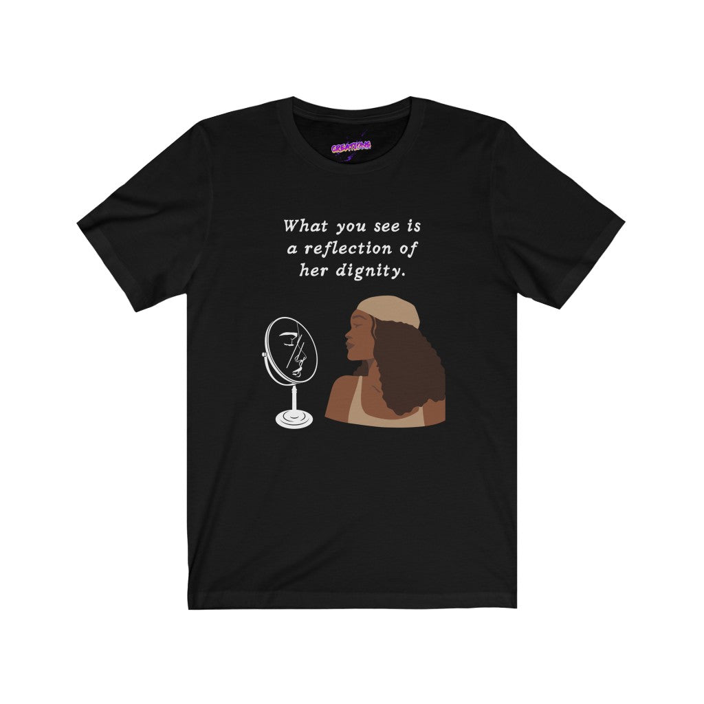 Women's Jersey Short Sleeve Tee-Authentic Beauty Wavy