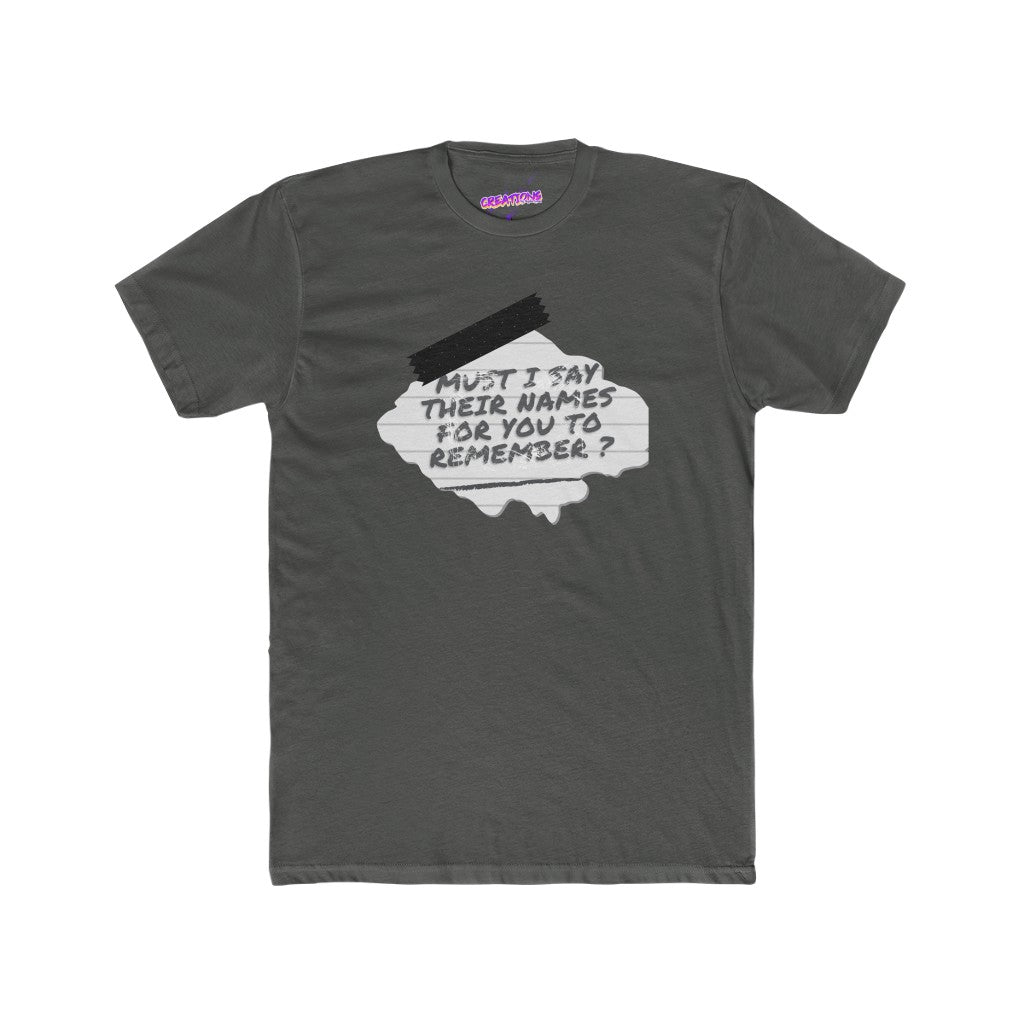 Men's Cotton Crew Tee-Say Their Names