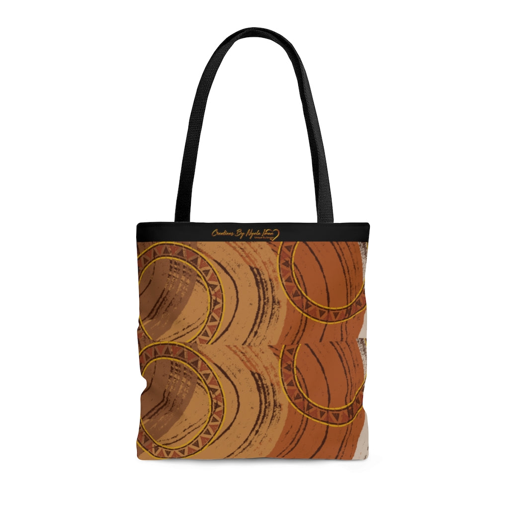 Mud Cloth Pattern Tote Bag