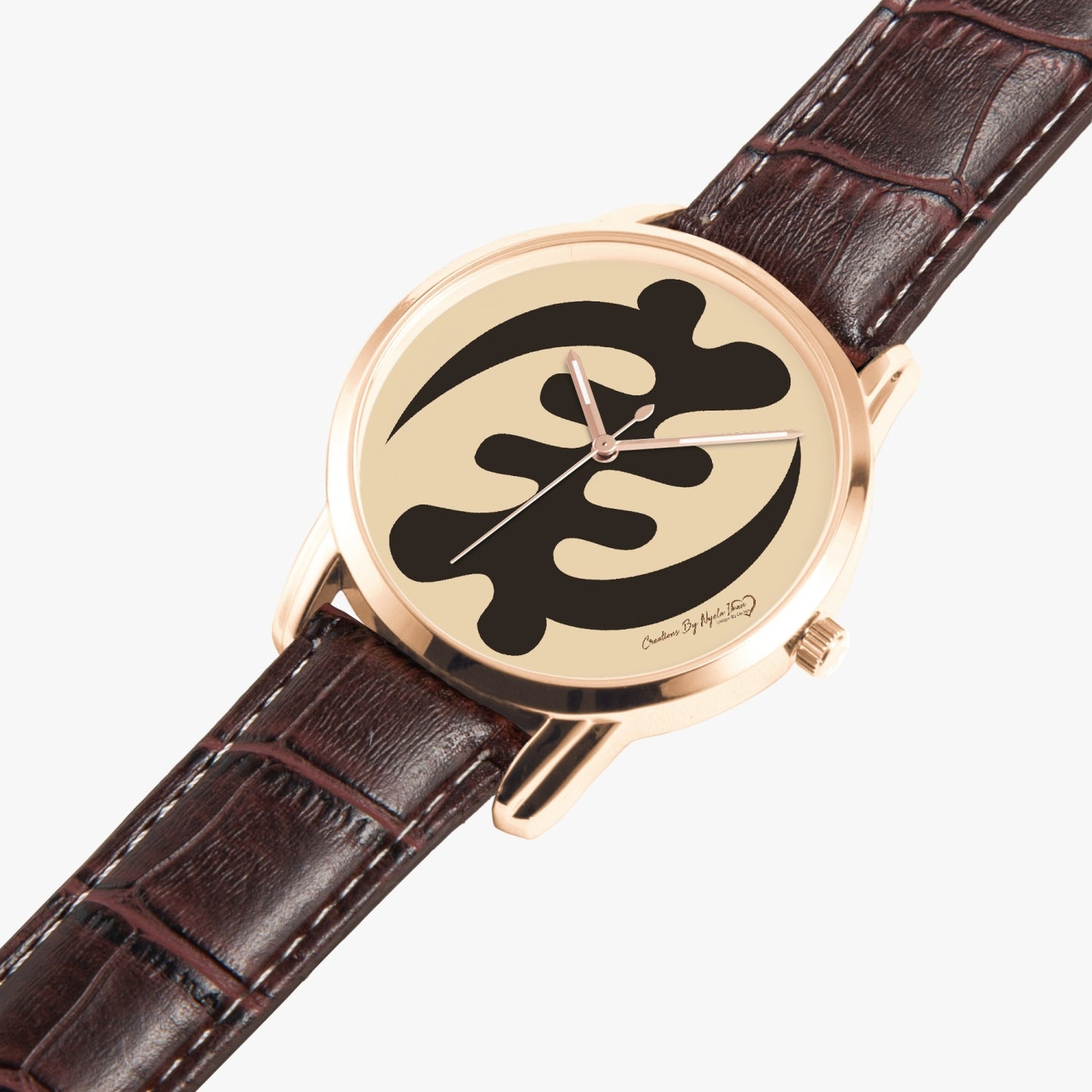 Wide Type Quartz Watch- Adinkra | God is Supreme