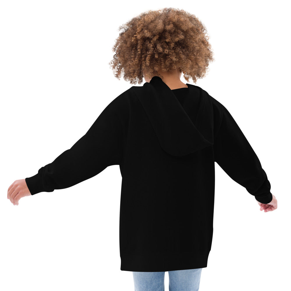 Kids fleece hoodie- Blk Genius Club