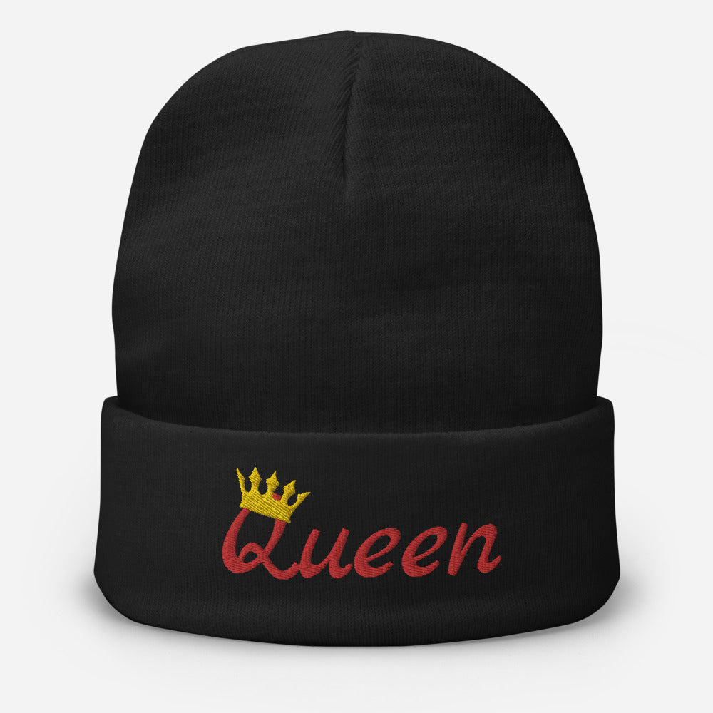 Embroidered Beanie-Queen(R)