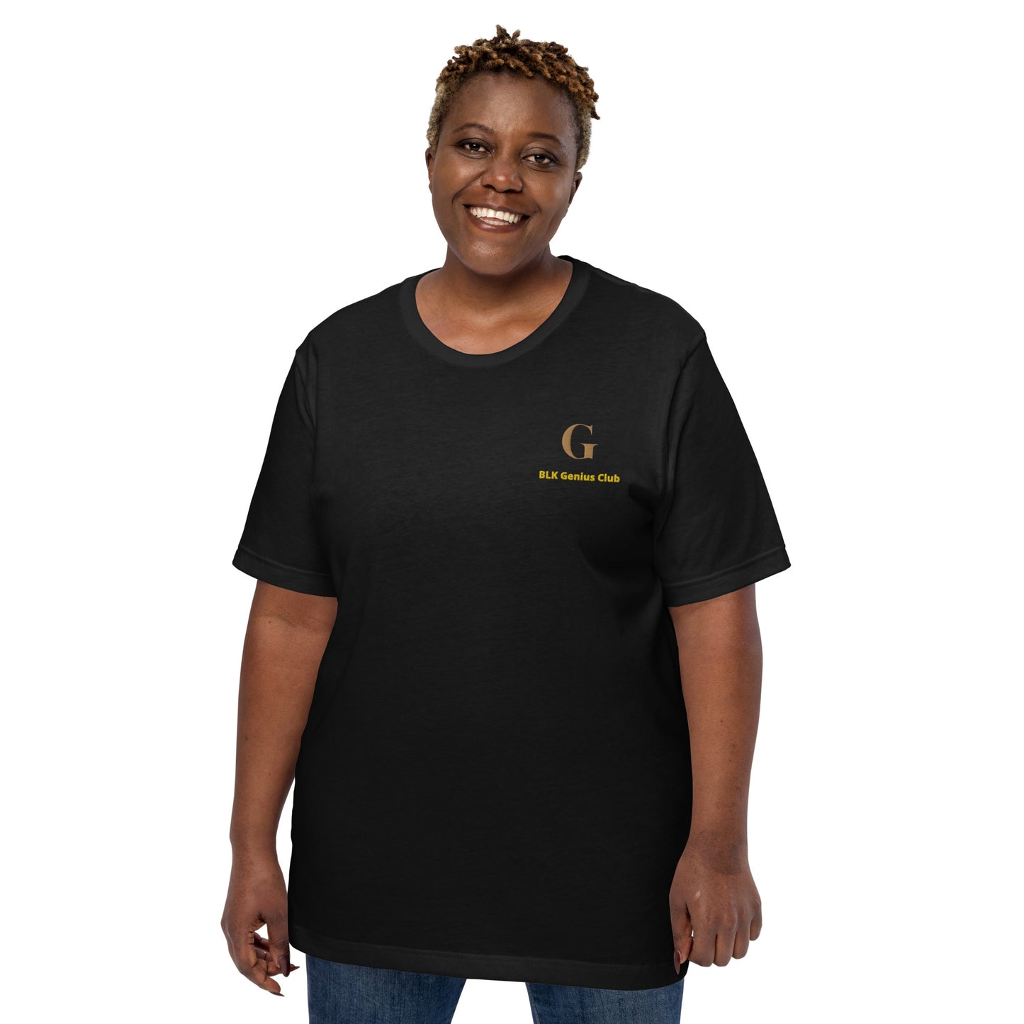 Unisex t-shirt- BLK Genius Club