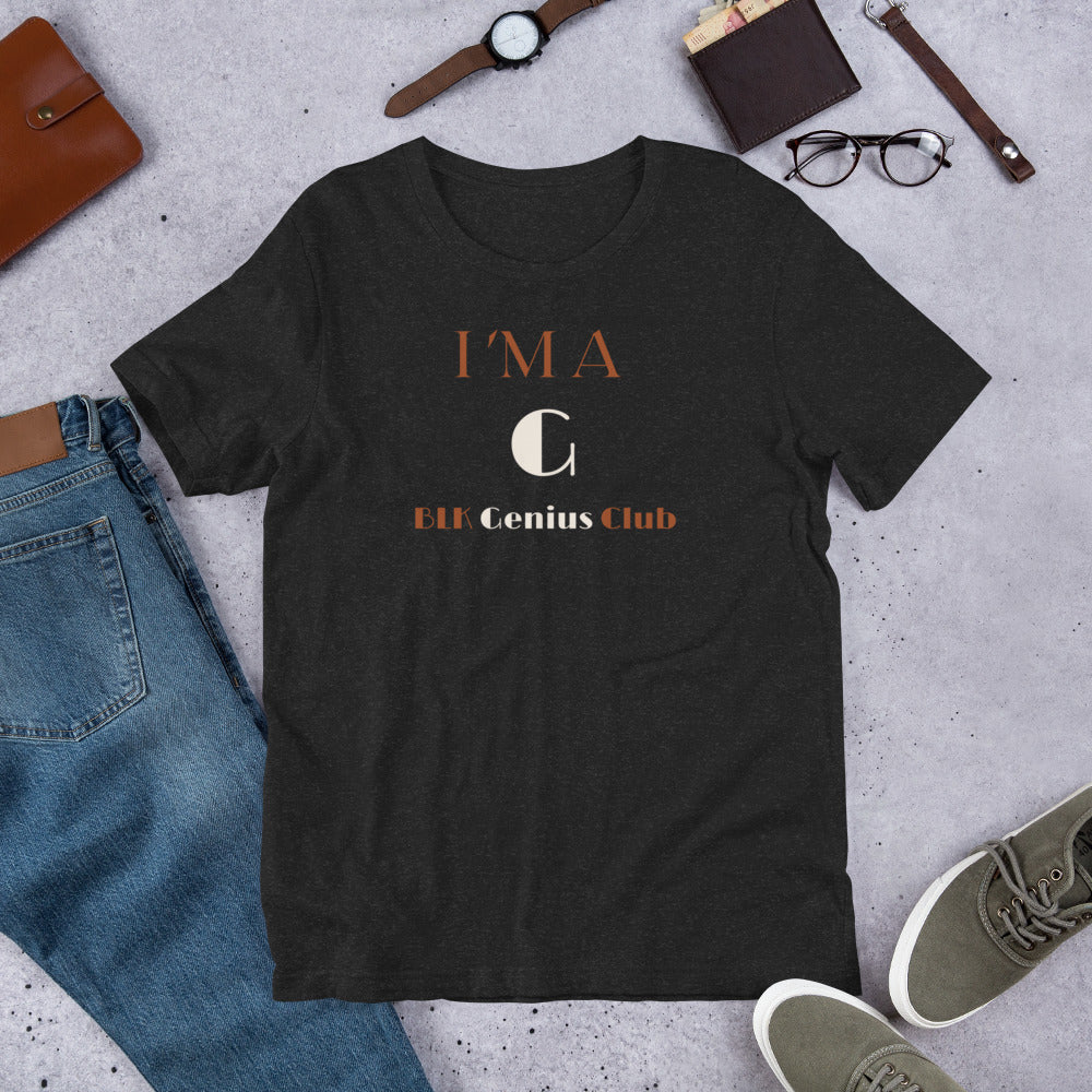 Short-Sleeve Unisex T-Shirt-BLK Genius Club