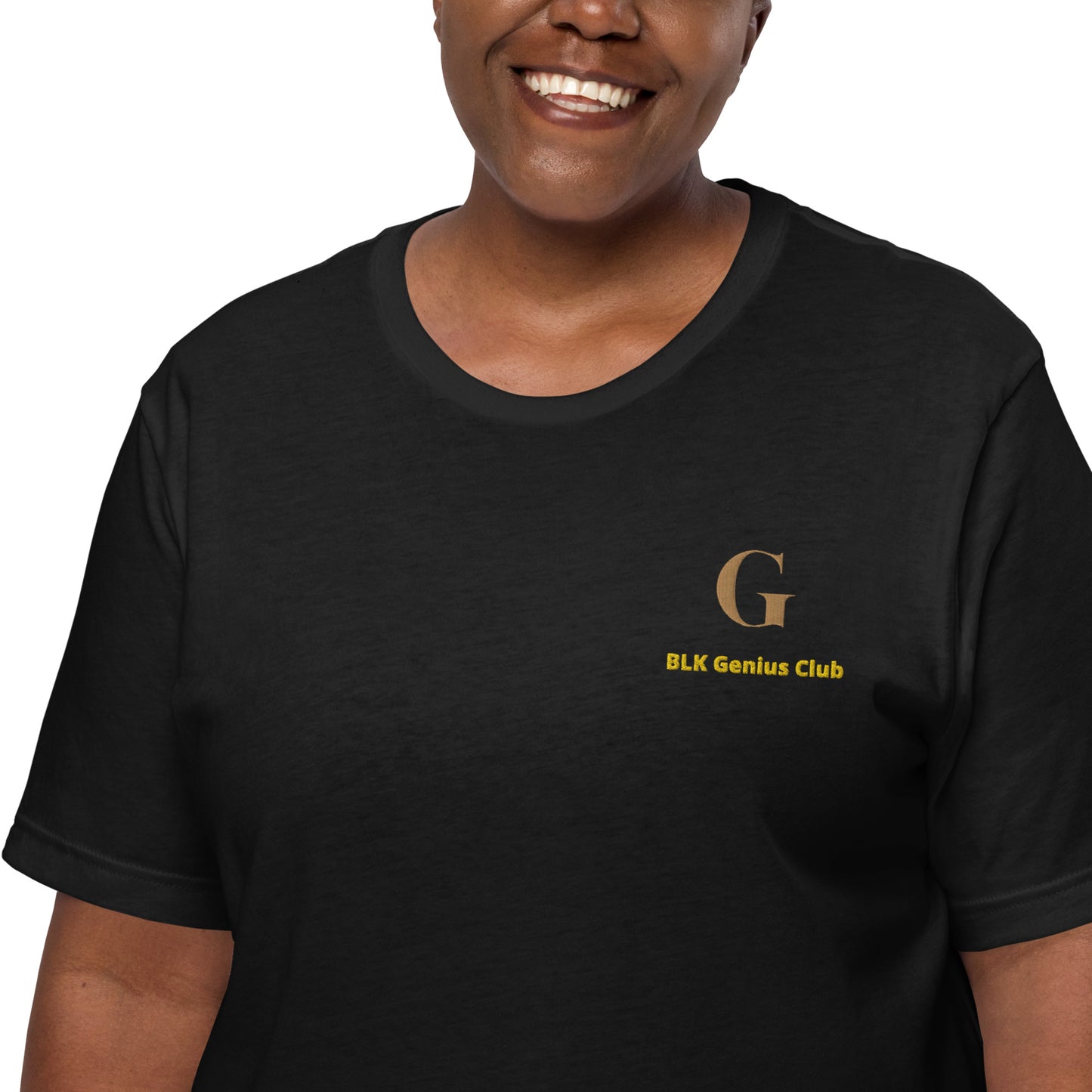 Unisex t-shirt- BLK Genius Club