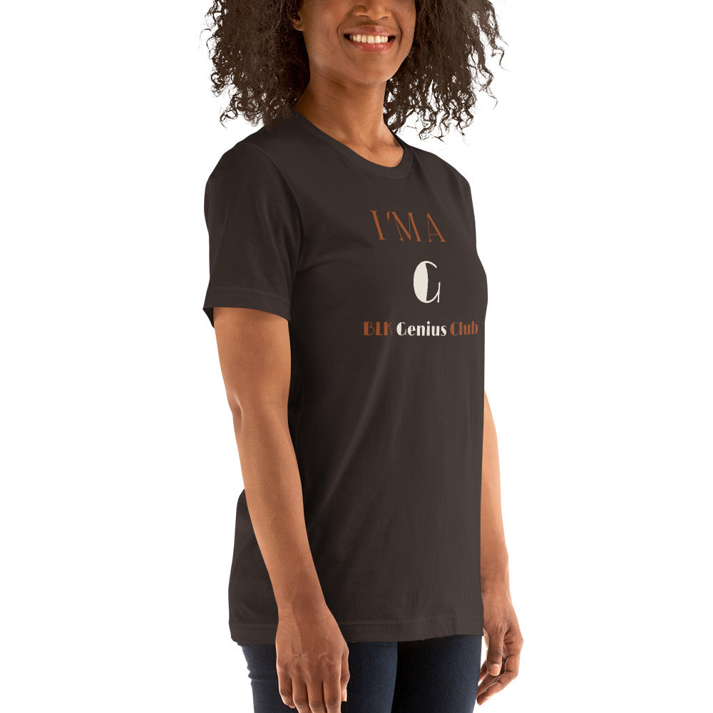 Short-Sleeve Unisex T-Shirt-BLK Genius Club