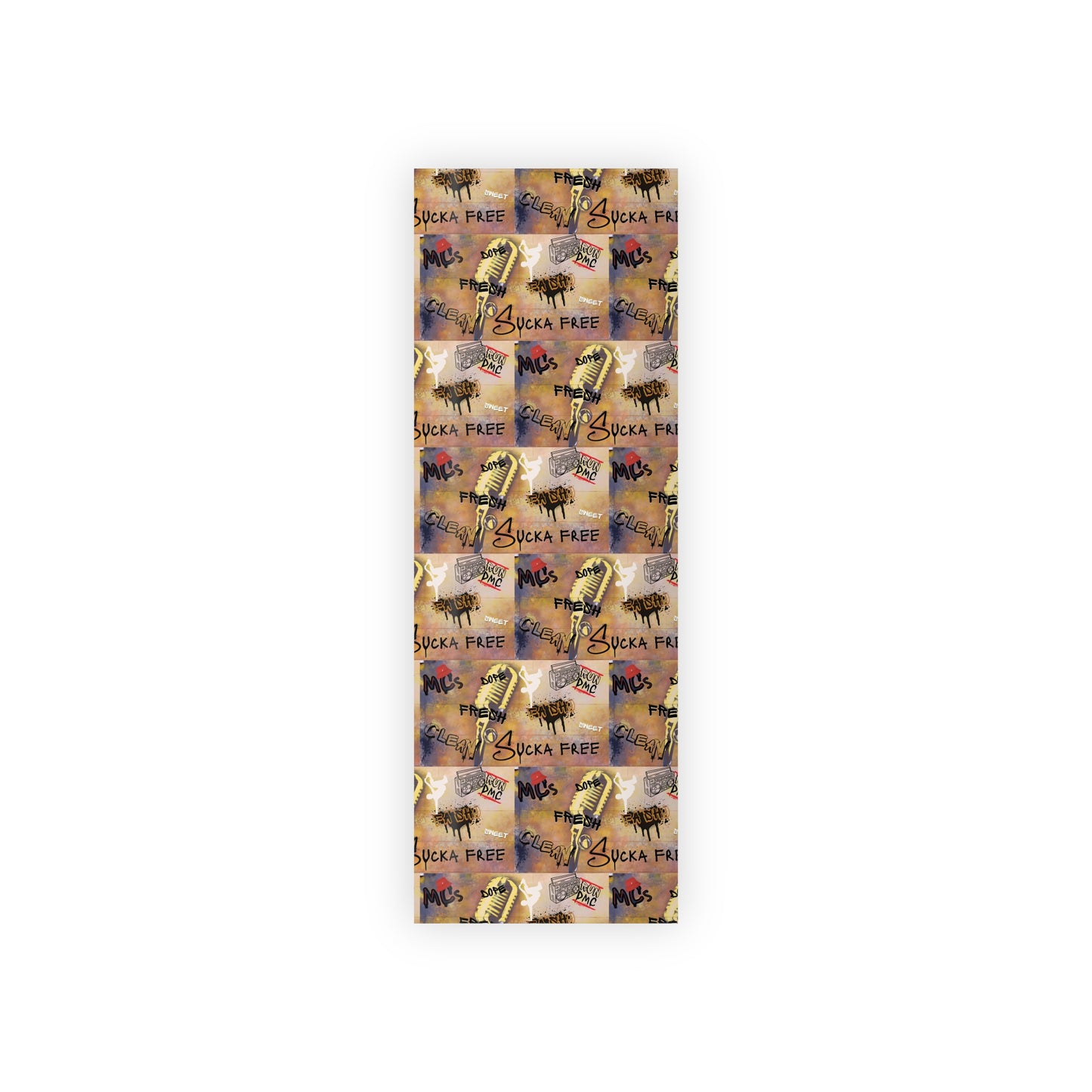 80s Hip Hop Gift Wrapping Paper Rolls, 1pc