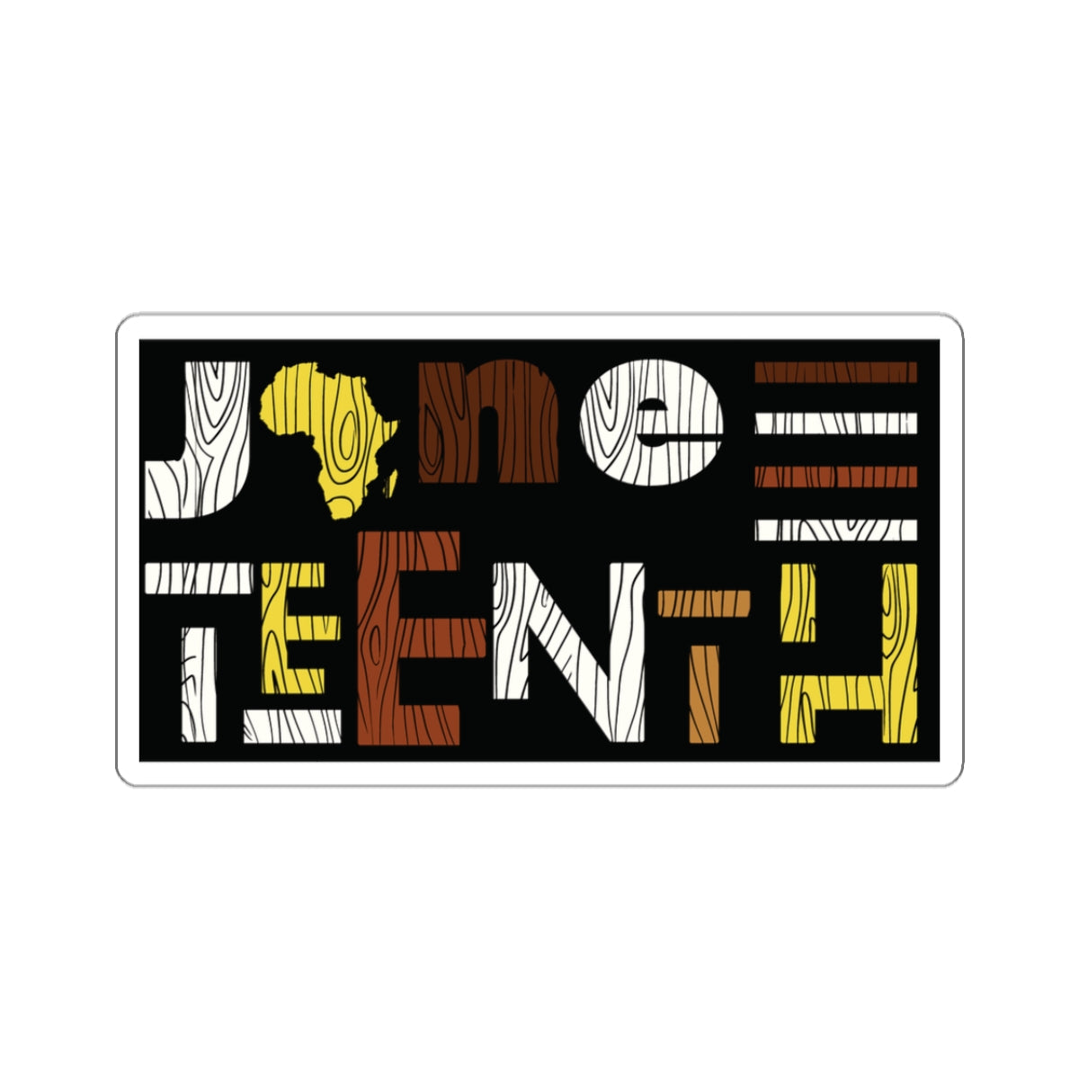 Juneteenth Kiss-Cut Stickers