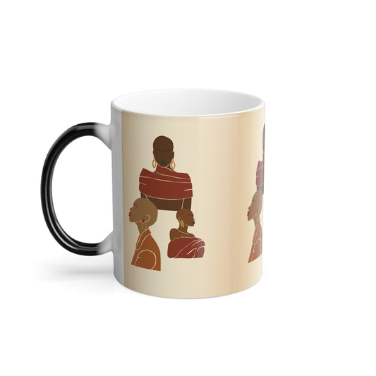 Bald and Beautiful Color Morphing Mug- 11oz
