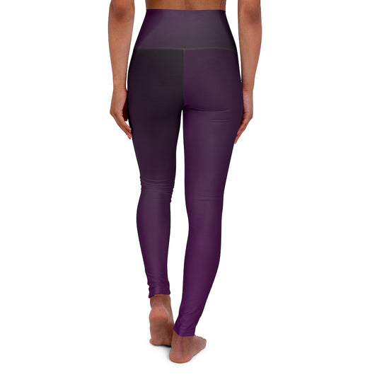 High Waisted Yoga Leggings-Brand Logo