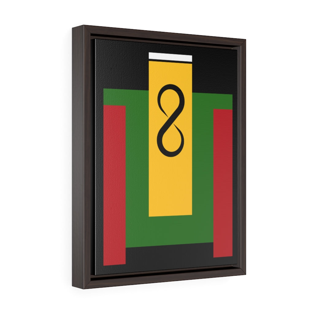 Vertical Framed Premium Gallery Wrap Canvas-Infinitely Abstract