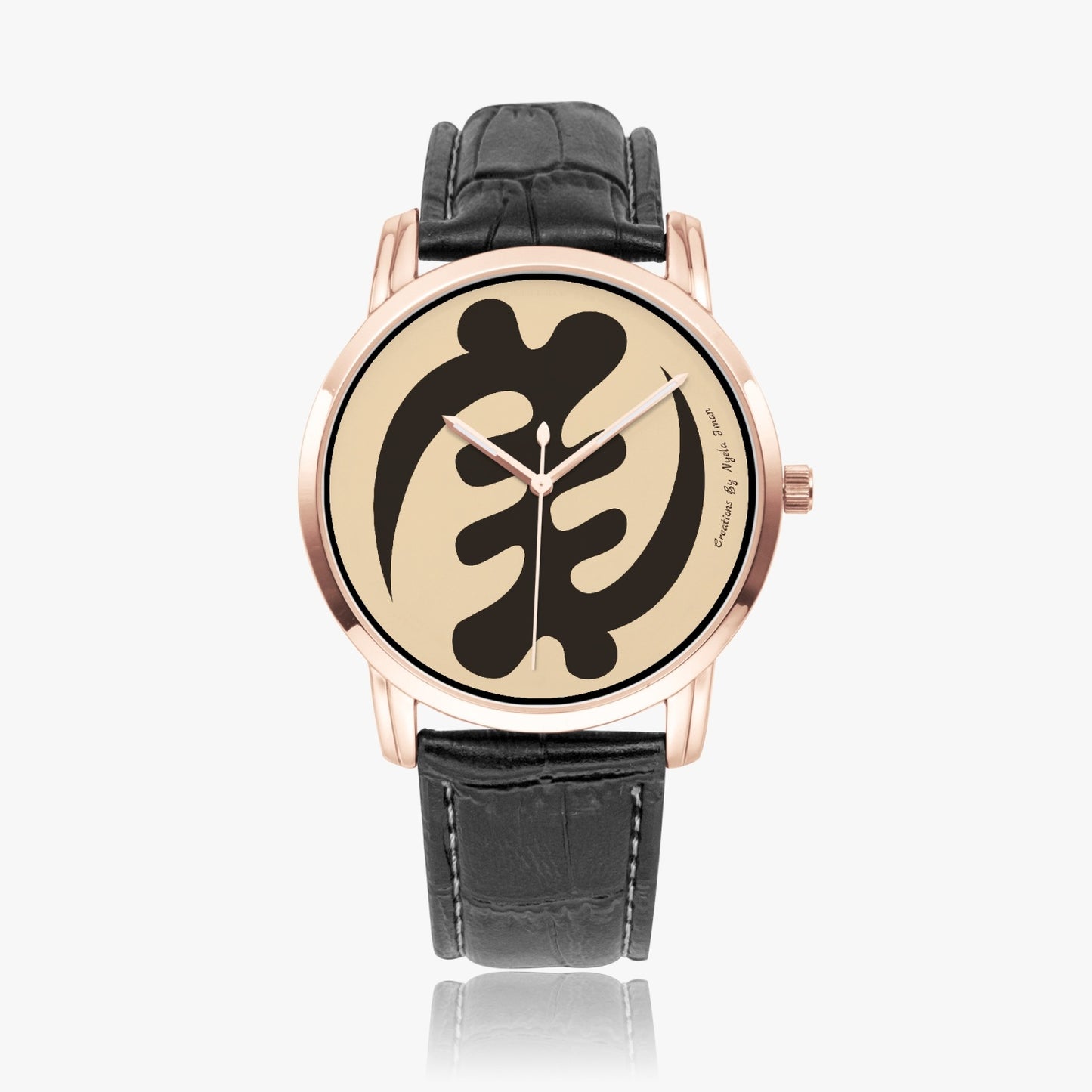 Adinkra(God is Supreme)-Wide Type Quartz watch