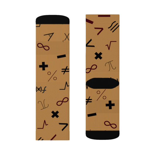 Sublimation Socks-Math