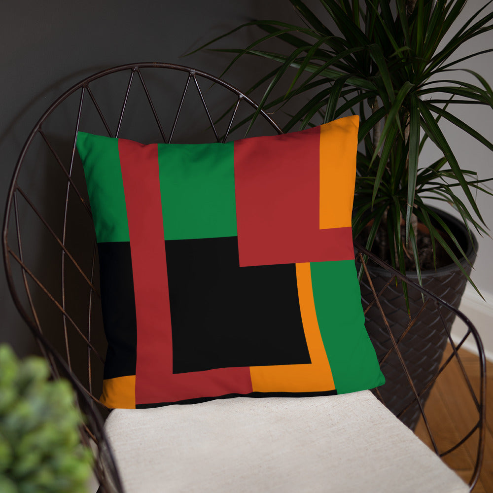 Accent Pillow-RBG Pattern