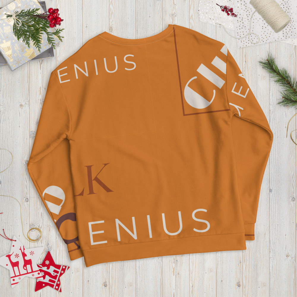Unisex Sweatshirt- Blk Genius Club