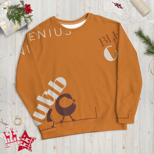 Unisex Sweatshirt- Blk Genius Club