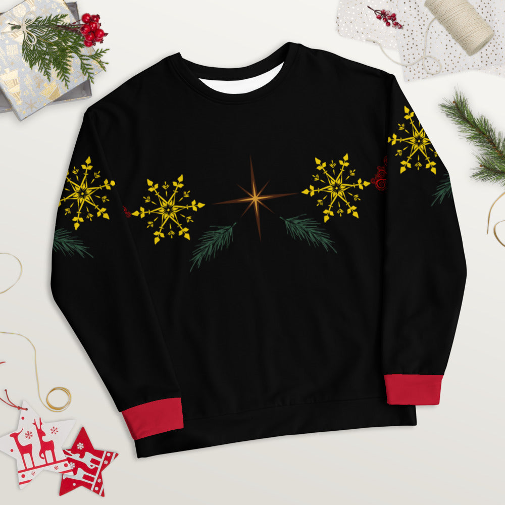Unisex Sweatshirt- Christmas Pattern