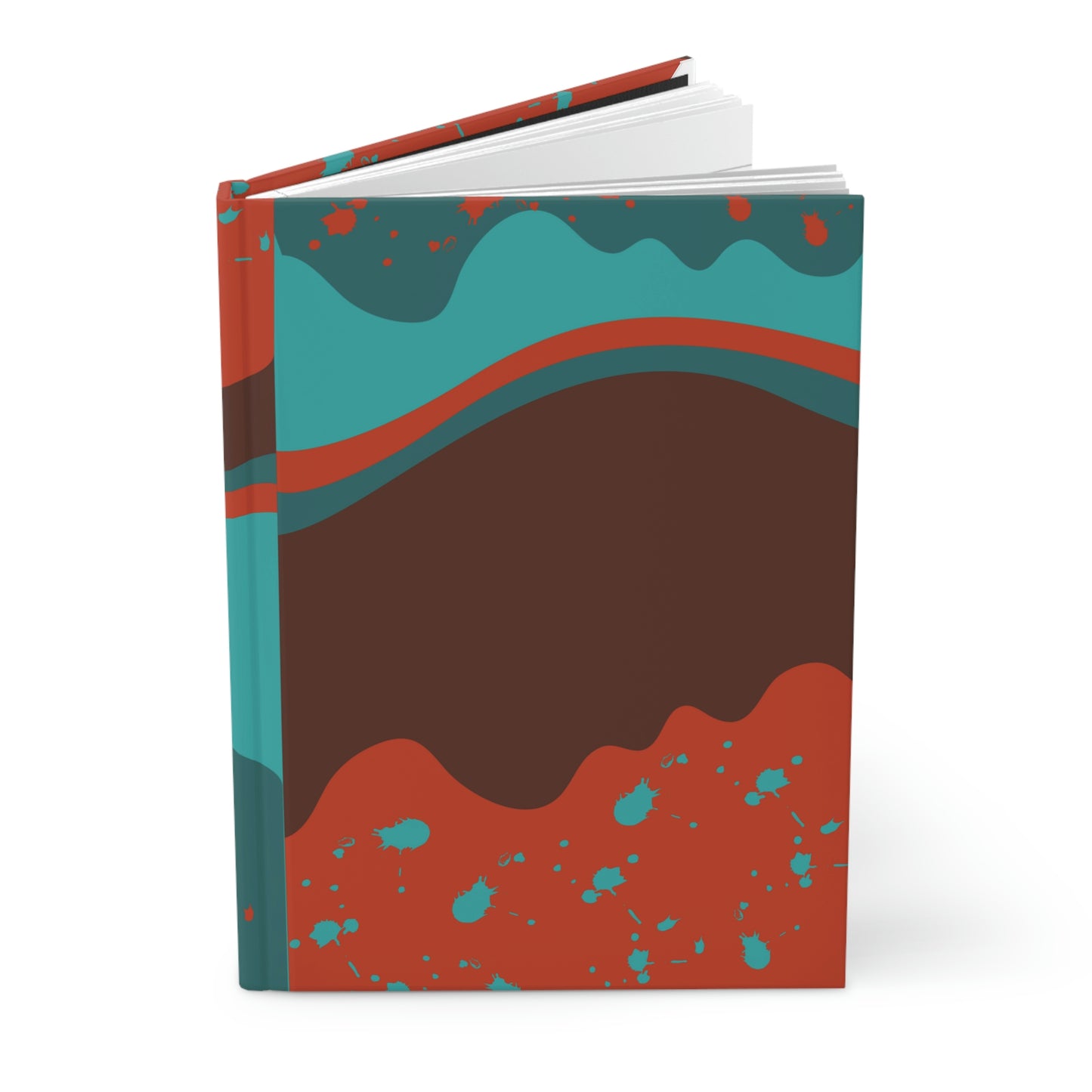 Hardcover Journal Matte-Abstract Flowing